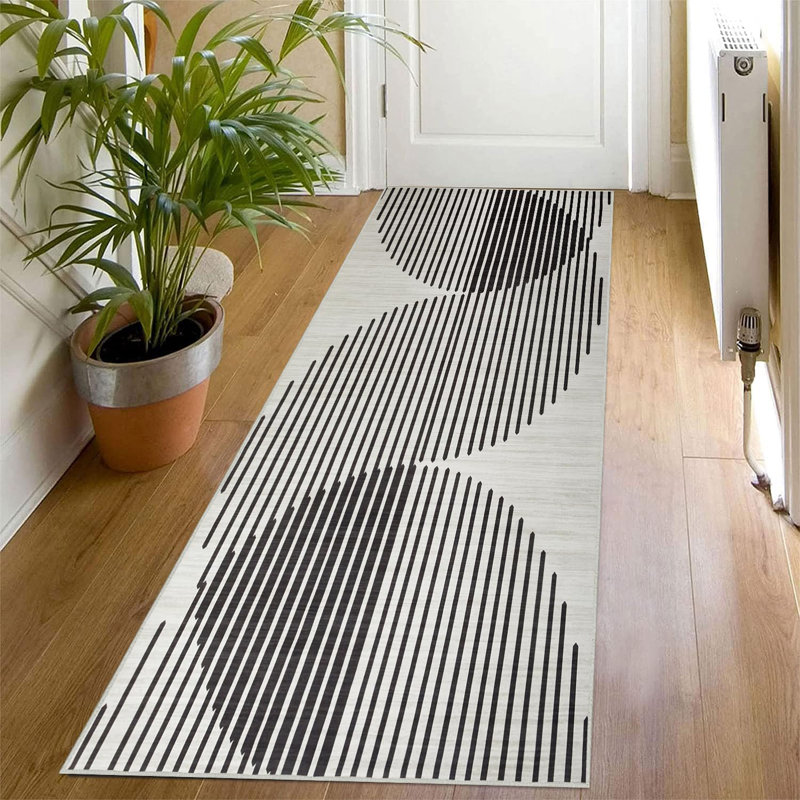 Oriental Machine Tufted Shag Area Rug, Rectangle 80 x 150 cm