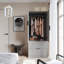 Sibby 2 Door Solid Wood Wardrobe-360689463