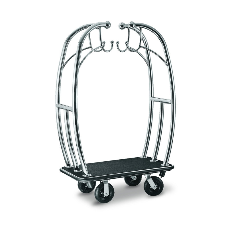 Deluxe 71.5'' H x 48'' W Utility Cart with Wheels