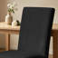 Chaises de salle à manger rembourrées Parsons (ensemble de 2) - Siège en tissu avec pieds en bois massif, chaises d'appoint de cuisine modernes-243576624