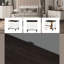White & Brown 2 Nightstand With Charging Port For Bedroom Intriguing And