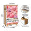 Armoire de rangement pour chaussures avec 3 tiroirs rabattables pour un étagère de rangement de chaussures pastel