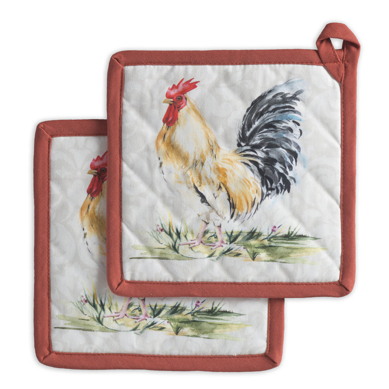 Maison D' Hermine Campagne Cotton Potholder Set
