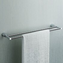 allen + roth Salem Oil-Rubbed Bronze Double-Hook Wall Mount Towel Hook in  the Towel Hooks department at