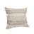 Gray Stripe Cotton Throw Pillow Cover