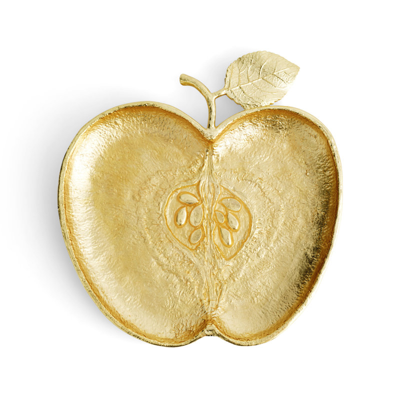 Apple Plate, Gold