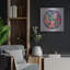 Lark Manor ™ «Tropical Rain - Circle» par Carissa Luminess, art mural en métal-637647063