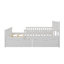 Lit plateforme double en bois avec garde-corps double et double compartiment de rangement-447378708-447378711