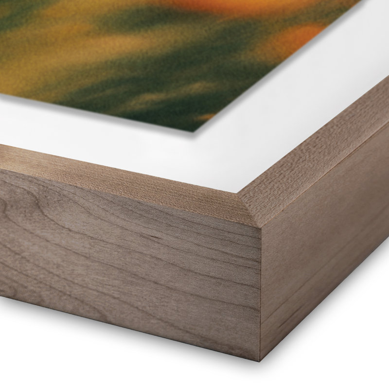 Prairie I Print by Coup D'Esprit, 36" H x 48" W x 2.5" D, Dark Brown