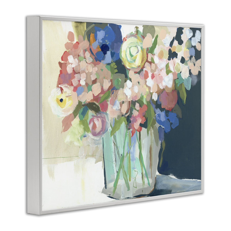  Art impressionniste, giclée de bouquet de fleurs par Jenny Westenhofer, H 16 po x l 20 po