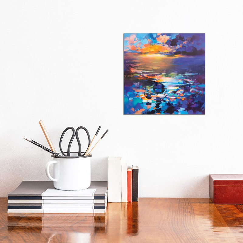«Hope Resonates» par Scott Naismith - impression d'art graphique, H 12 po x l 12 po x P 1,5 po, Toile tendue, Pas de tapis