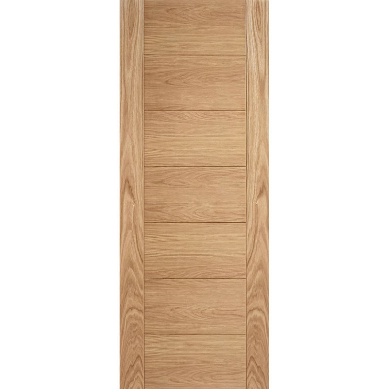 Carini Prefinished Oak Internal Door, 198.1cm H cm H x 45.7cm W x 3.5cm D