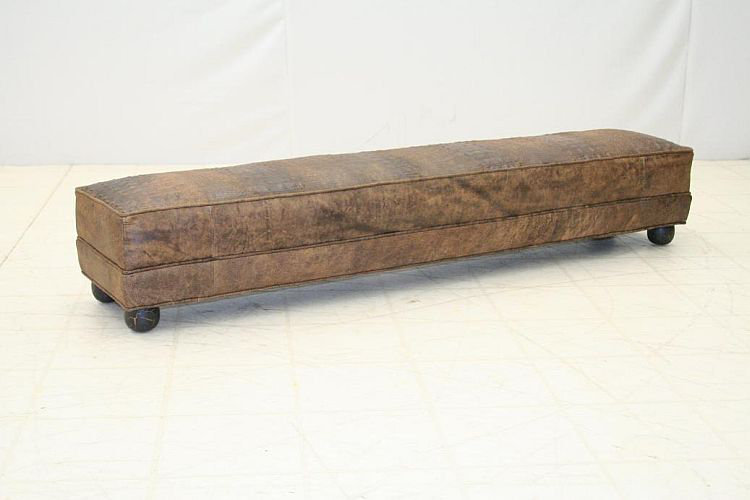 Leather Bench, Bristol 5410, French Dark Cherry