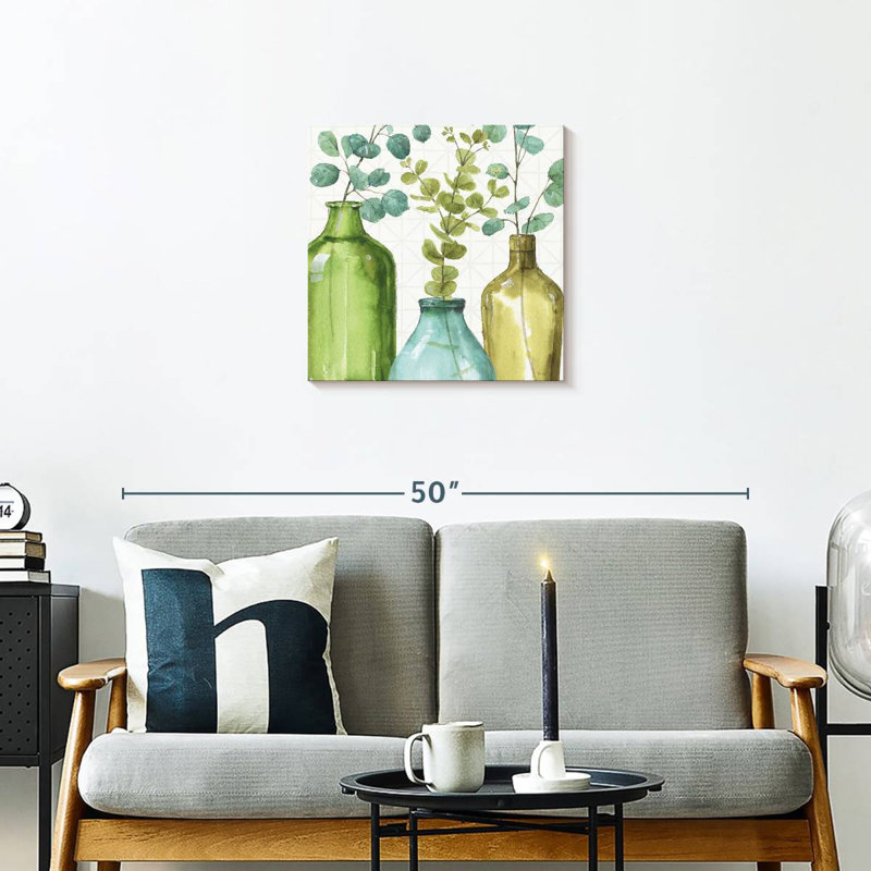 Harnek - Mélange de verts décoratifs VI, H 20 po x l 20 po