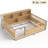 Kids Wooden Floor Bed with Fence-Style Guardrails and Built-In Bookcase Storage-1457954940-1457954931