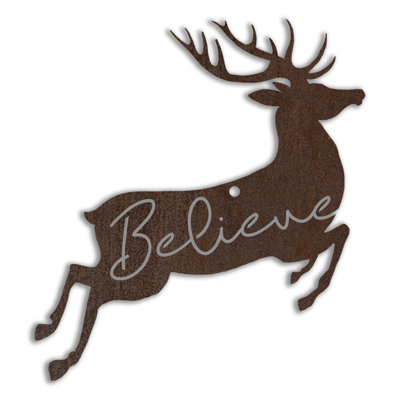 4'' Metal Holiday Shaped Ornament