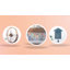 Horloge murale 15,75 po Treyson-74646614