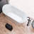 74.75'' x 33.5'' Freestanding Air Acrylic Bathtub