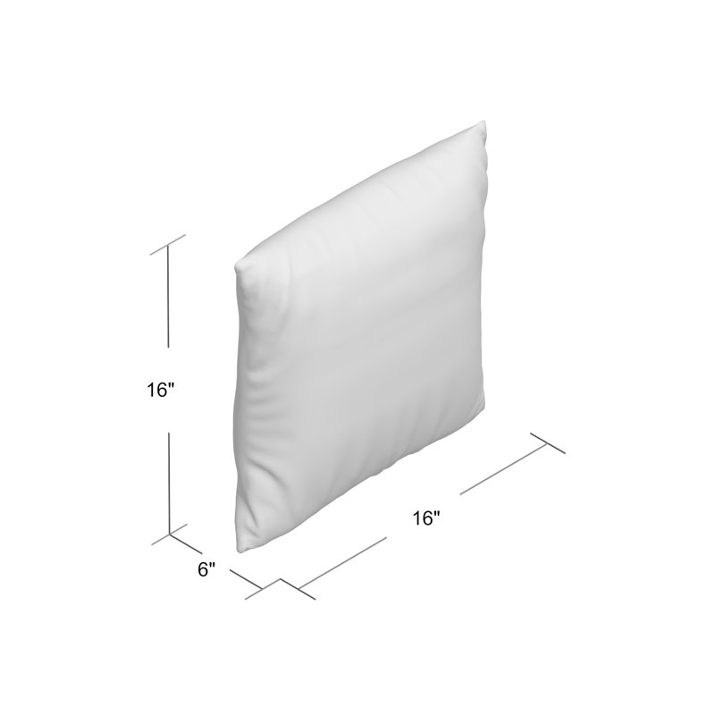 Milano Throw Pillow, 16" x 16", Rose