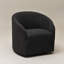 Fauteuil demi-tonneau pivotant de 32 po Charlisse-1213159603
