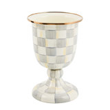 Check Pedestal Vase