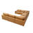 Reestock Top-Grain Leather Match Large Seating Modular Sectional-719223884