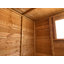 Powersheds 8 x 6ft Timber Overlap Windowless Pent Garden Shed, Double Doors