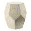 Tabouret Hexagonal Capes Capiz