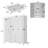 4 Door Wardrobe With 2 Drawer