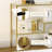 39" Tempered Glass Behind Sofa Table,Console Table