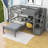 Franciscka Kids Twin Over Twin Bunk Bed with Drawers-367313194