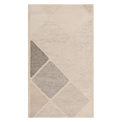 Scandinavian Wool Geometric Area Rug