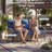 10 Piece Wicker Patio Furniture Set With 6" Thick Cushion - Outdoor Swivel Rocker Chairs Set With 3 Seat Sofa And Fire Pit Table, Patio Conversation Sets Proch Furniture For Balcony Deck-1242009396-1242009398