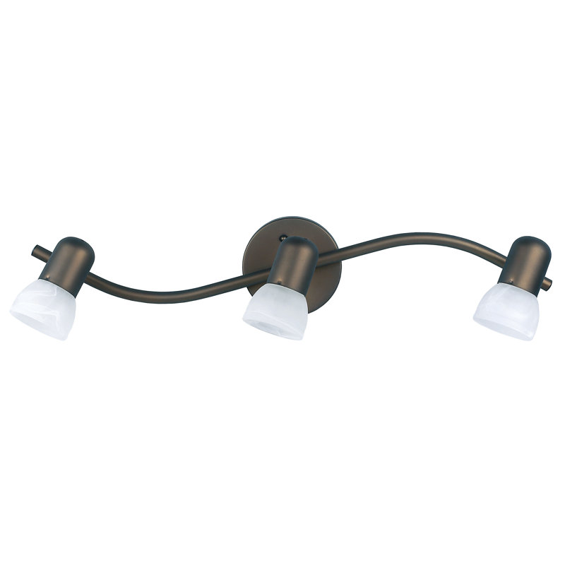 Raftery 23'' 3 -Light Fixed Track Track Kit with Dimmable and Adjustable Head, Oil Rubbed Bronze