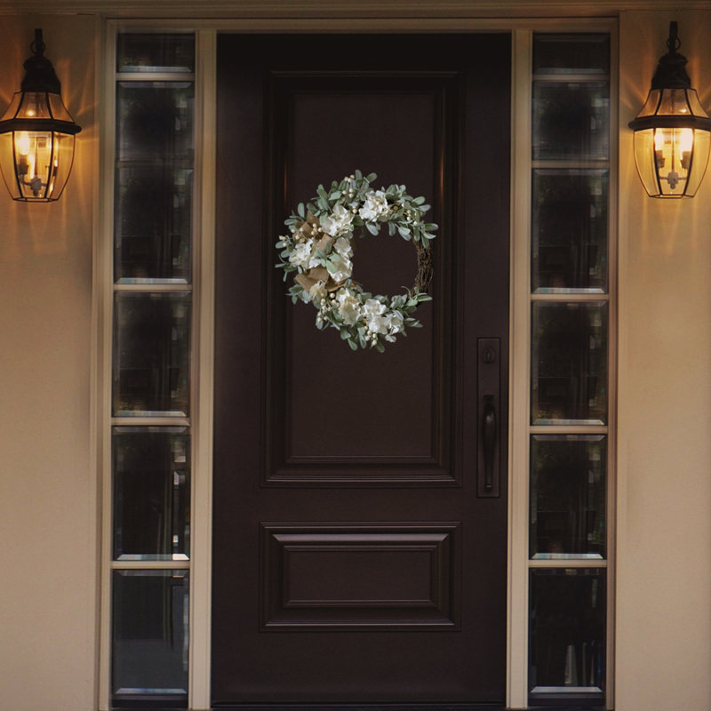 22 Inch Grapevine Hydrangea Wreath
