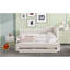 Lit de jour double rembourré avec lit gigogne et trois tiroirs, beige-1783041080
