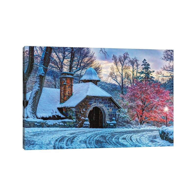 Gate House by David Gardiner - Wrapped Canvas Gallery-Wrapped Canvas Giclée, 12"H x 18"W