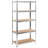 Shelf Storage Bookshelf Shelving Unit 5-Layer Steel and Engineered Wood