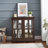 Vintage-Style LED Curio Display Cabinet With Adjustable Shelves And Magnetic Closure, Ideal For Showcasing Precious Treasures In Any Room-550619349