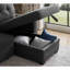 Convertible Upholstered Sectional Sofa With Pull-Out Chaise-1515953430