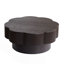 Table basse moderne en forme de fleur, table basse en forme de fleur de prunier avec rangement-115774493