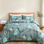 Reversible Floral Microfiber 4-Piece Bedding Set with Duvet Cover-131469165