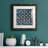 Tile-Dye I - Matted and Framed Under Acrylic Glass, Large Living Room Wall Art-186188895-186188888-186230633