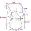 Chaise pivotante réglable en hauteur-1630416367