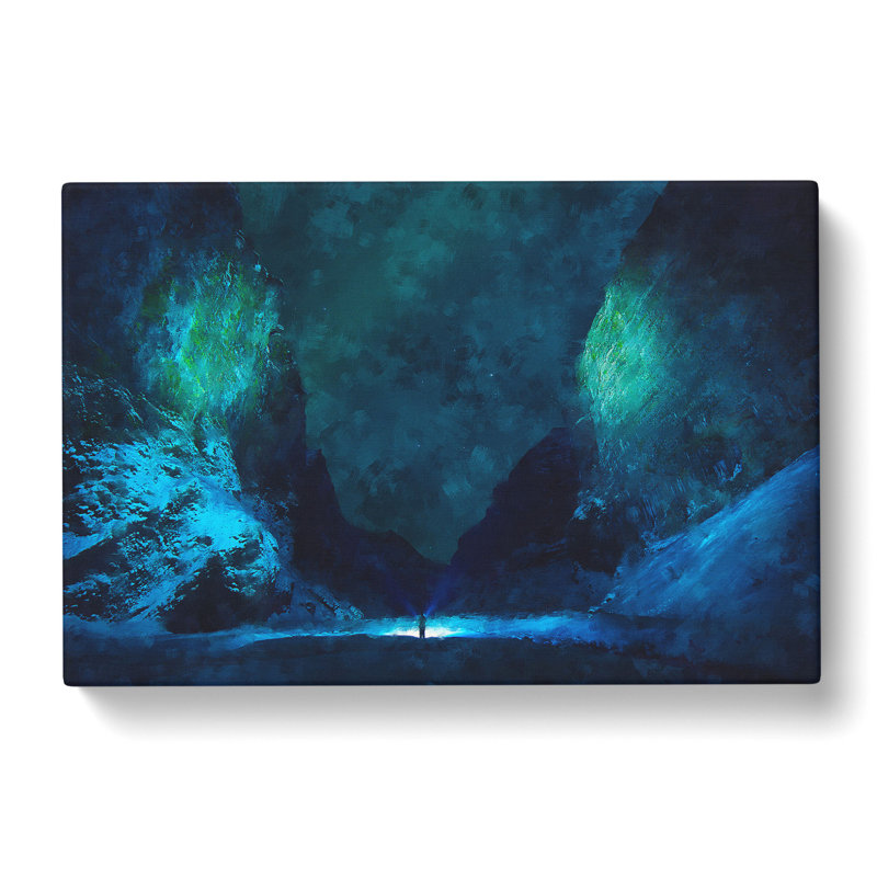 The Canyon In Iceland - Wrapped Canvas, 35cm H x 50cm W x 3cm D