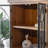 Classic Do Old Solid Wood Iron Bookcase