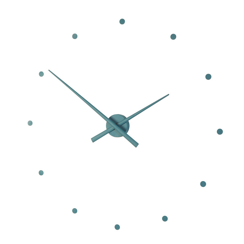OJ Analog Wall Clock, Ultramarine, Large