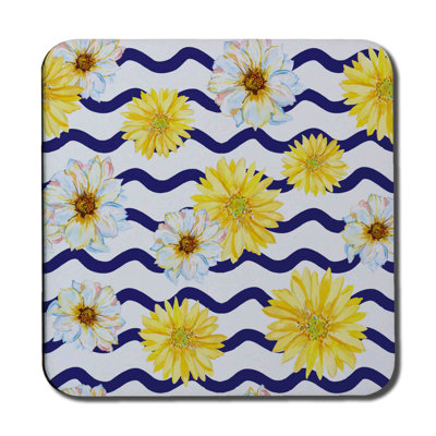 Agate Ceramic Jute Leather Crystal Square Round 6 Piece Coaster Set