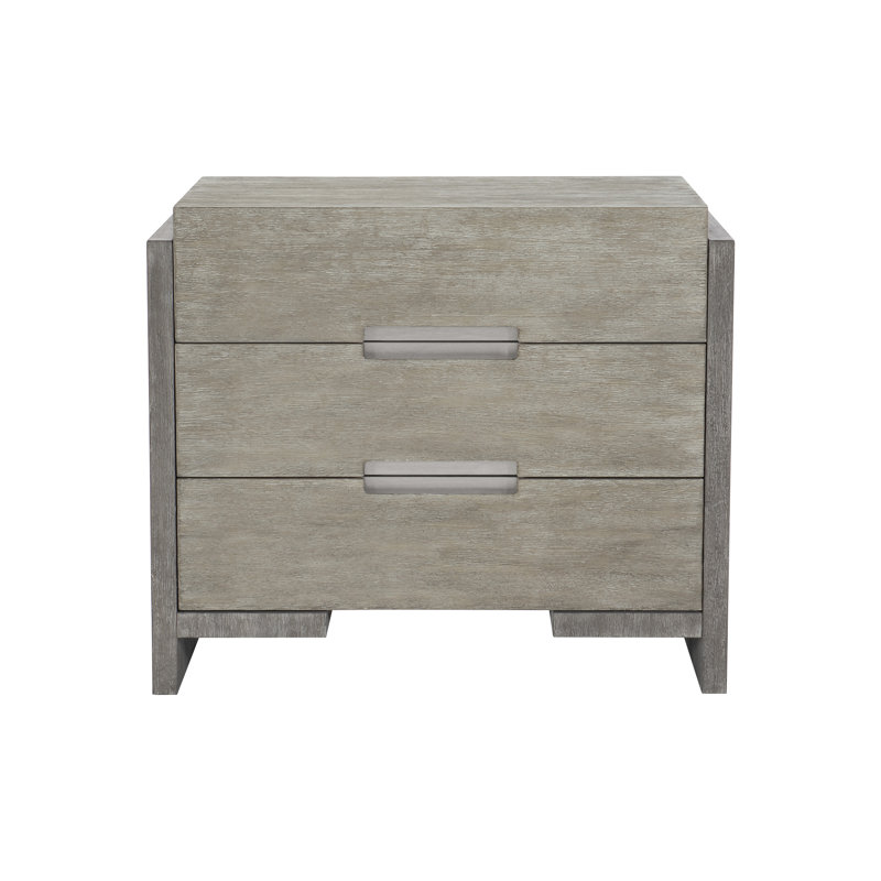 Foundations 3 - Drawer Nightstand in Light Shale/Dark Shale