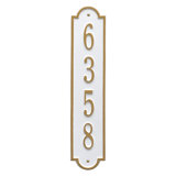 Richmond 1-Line Wall Address Plaque